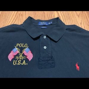 Polo by Ralph Lauren Black Mesh Adult 2XL